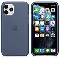 Чехол на iPhone 11 Pro Синий, Чехол SILICONE CASE на Айфон 11 Про Alaskan Blue