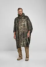 Плащ пончо камуфляжний від дощу та снігу Ripstop Flecktarn, фото 5