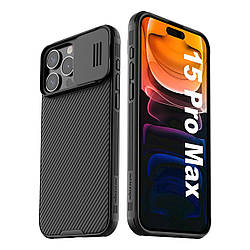 Чохол бампер Nillkin CamShield Pro Case для Apple iPhone 15 Pro Max 6.7' 2023 Black
