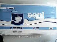 Підгузки для дорослих Seni Basic M (Medium) 30 шт. / Сені №2 (75-110см)