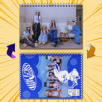 Скетчбук А5 48 арк. 150 гр.м² K-Pop Group NewJeans 024