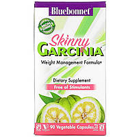 Комплекс Для Контроля Веса, Skinny Garcinia Weight Management Formula, Bluebonnet Nutrition, 90 растительных