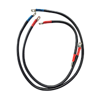 Комплект кабелів перетином 35мм2 для з'єднання інвертора та АКБ 100см, 60см і 30см під запобіжник по DC