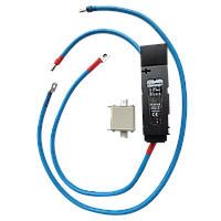 Комплект кабелів перетином 25мм2 для з'єднання інвертора та АКБ 100см, 60см і 30см з запобіжником і тримачем