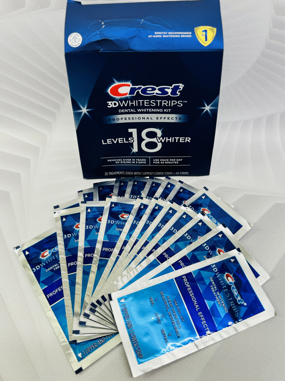 Професійне відбілювання зубів вдома Crest 3D White Professional Effects на 20 днів