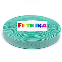 Репсова стрічка однотонна зелений чай 0,9 см