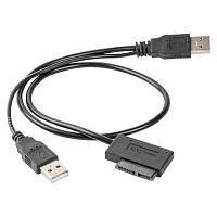 Переходник USB 2.0 to Slimline SATA 13 pin Cablexpert (A-USATA-01) BS-03