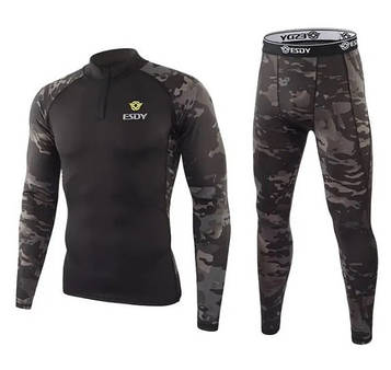 Термобілизна Чоловіча ESDYa173 Dark Camo.PeremogaUA L