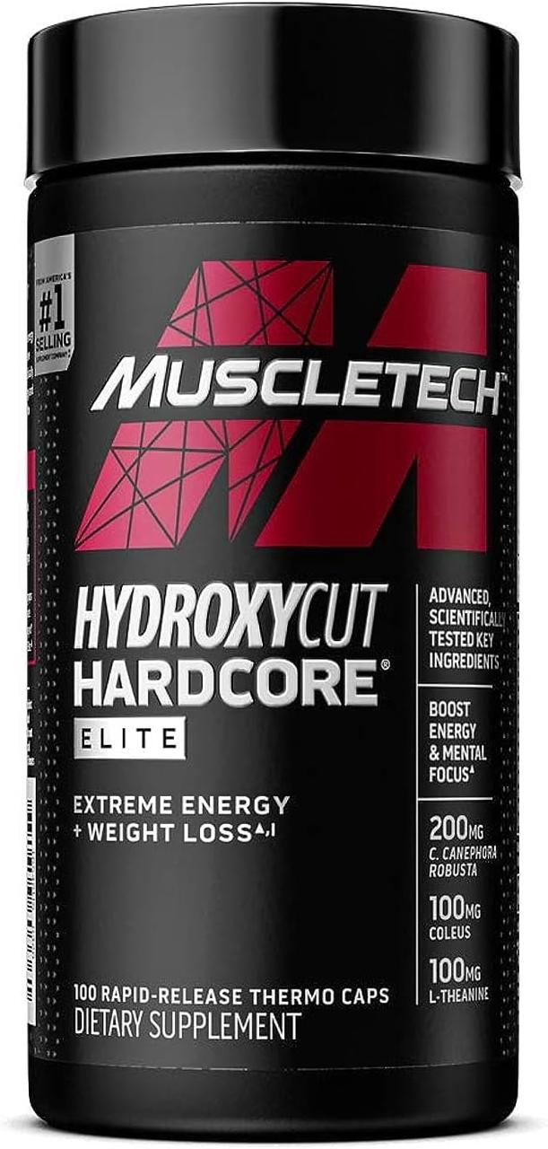 Жироспалювач Muscletech Hydroxycut Hardcore Elite 100 капсул (4384301058)