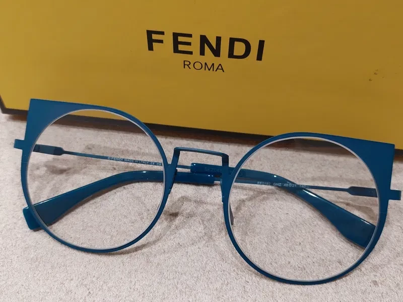 Сверхлегкие и изящные металлические очки FF 0192 GH2 от Fendi! Оригинал! - фото 1 - id-p2002015911