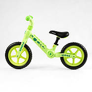 Біговел дитячий Corso CS-12716 Салатовий 12 дюймів нейлонова рама та вилка, колеса EVA, фото 3