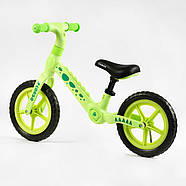 Біговел дитячий Corso CS-12716 Салатовий 12 дюймів нейлонова рама та вилка, колеса EVA, фото 2