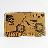 Біговел дитячий Corso CS-12716 Салатовий 12 дюймів нейлонова рама та вилка, колеса EVA, фото 4