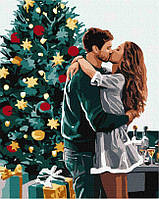 Акційна Картина за номерами Ідейка В улюблених обіймах ©art_selena_ua (KHO8327) 40 х 50 см