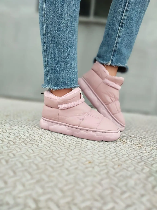 Уги Фіолетові UGG PURPLE хутряні дутики автоледі сліпони низькі зимов, фото 3