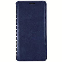 Чехол-книжка для Samsung A03S/037F Leather Folio- синий