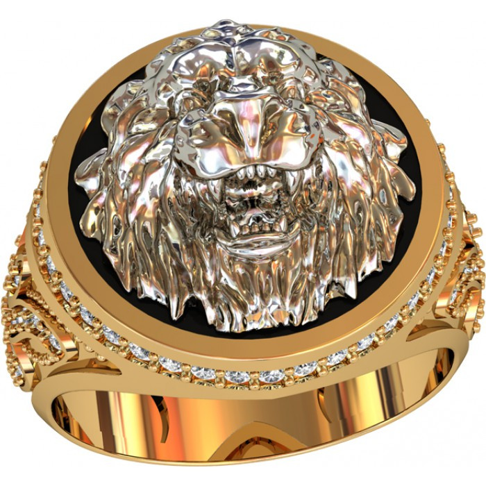 Шикарная серебряная печатка Кольцо мужское Перстень Мужской перстень с камнями Кольцо из серебра 925 пробы - фото 2 - id-p2002029761