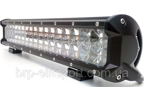 Прожектор, фара для квадроциклів, баггі, джипів, позашляховиків – PowerLight BK03-180 180W 445х110х65мм дальнє