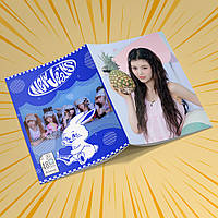 Зошит А5 48 арк. на скобі у клітинку 60 гр.м² NewJeans 003