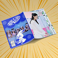 Зошит А5 48 арк. на скобі у клітинку 60 гр.м² NewJeans 005