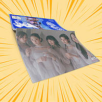 Зошит А5 48 арк. на скобі у клітинку 60 гр.м² NewJeans 012