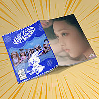 Зошит А5 48 арк. на скобі у клітинку 60 гр.м² NewJeans 018