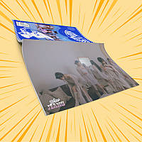 Зошит А5 48 арк. на скобі у клітинку 60 гр.м² NewJeans 019