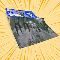 Зошит А5 48 арк. на скобі у клітинку 60 гр.м² NewJeans 022