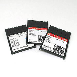 Голки Groz-Beckert DBx1 1738 тонка колба № 70SES