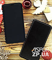 Чехол-книга для Xiaomi Redmi Note 9S/Note 9 Pro Leather Folio- синий