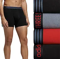 Чоловіча нижня білизна Adidas Essentials Stretch Cotton Boxer Brief (4 шт.) XL 0143469