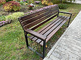 Лавка на металевих ніжках, фото 10