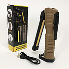 Ліхтар для кемпінгу на магніті, з повербанком та USB, WL-08-XPE+COB / Акумуляторний ліхтар для сто, фото 9