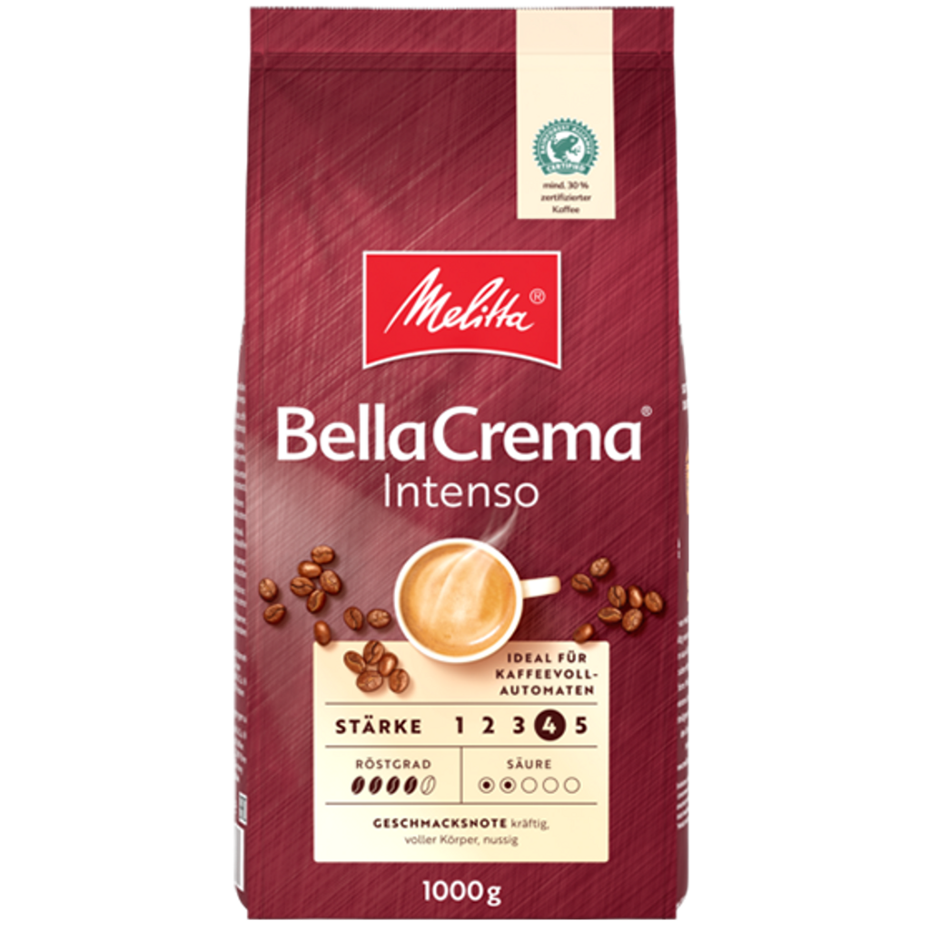 Кава в зернах Melitta BellaCrema® Intenso, 1кг