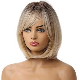 Перука каре blond, натуральне синтетичне волосся, фото 1