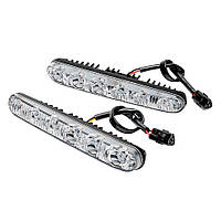 Дневные ходовые огни 6 LED 24V (2 шт) ДХО 24В