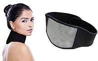 Турмалиновый бандаж с магнитами для шеи Self heating neck guard band Люкс