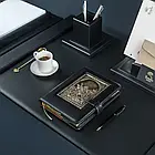 Щоденник шкіряний "Георгій Побідоносець" А5 Чорний  не датований, змінний блок, фото 6