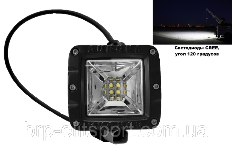 Світлодіодна LED фара Aurora ALO-2-E12T 40w 8см