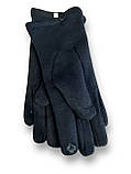 Сенсорни трикотаж із махра жіночі рукавички стильна тільки оптом, фото 3