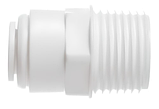 Фітинг прямий трубка 3/8" - різьблення 1/2" для фільтрів води, фото 5