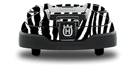 Набір наклейок "Зебра" для газонокосарок-роботів Husqvarna 305, 310 Mark II, 315 Mark II