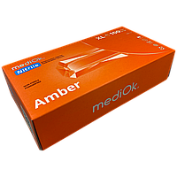 Перчатки MediOk AMBER Нитриловые оранжевые XL 100 шт (10)