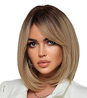 Парик каре ombre blond, натуральные синтетические волосы