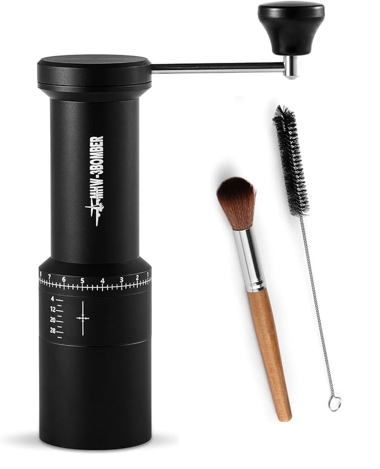 Ручна кавомолка Voyager MHW-3Bomber Чорна