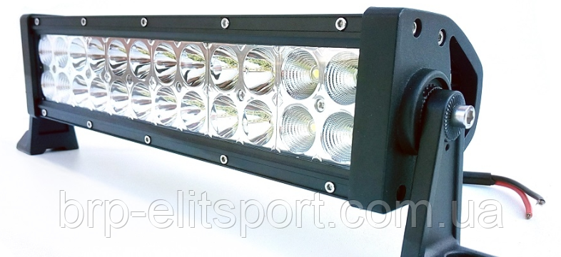 Фара, прожектор, світлодіодна балка з діодами Cree для квадроциклів, баггі, джипів – ExtremeLED E026 72W 35см, фото 1