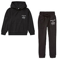 Костюм для дівчинки толстовка + штани, зріст 146-152, колір чорний