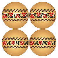 Непошиті новорічні іграшки для вишивки бісером і нитками на габардині. Українські візерунки ТР687пн3131