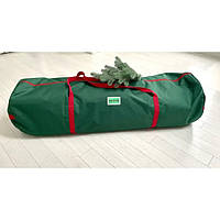 Сумка-чохол для зберігання штучної ялинки заввишки до 2,2 м Зелена