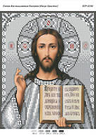 Схема для вишивання бісером 334 срібло. А4. Габардин